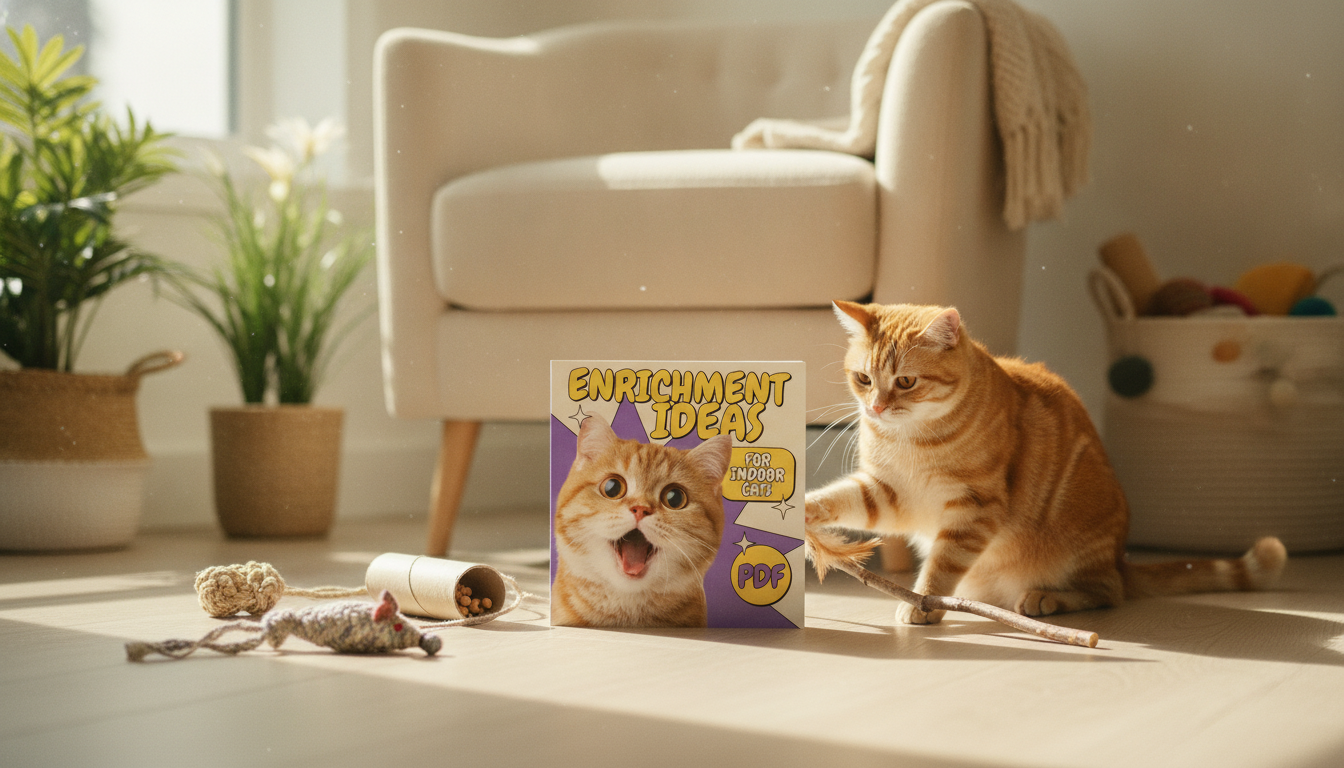 Indoor Cat Enrichment Ideas: Play Routines & DIY Toys