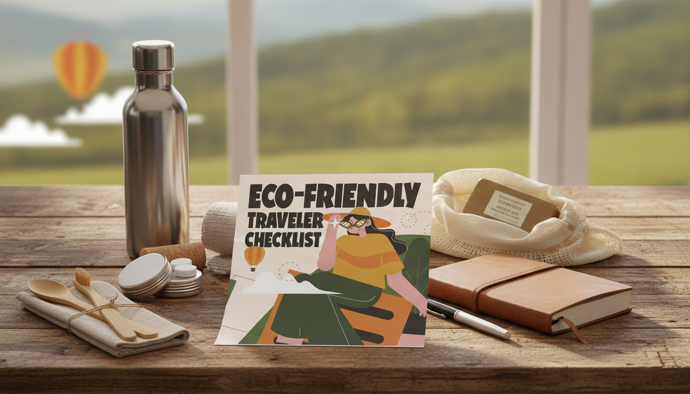 Zero-Waste Packing Checklist for Sustainable Travel